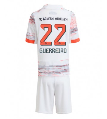 Bayern Munich Raphael Guerreiro #22 Udebanetrøje Børn 2025-26 Kortærmet (+ Korte bukser)